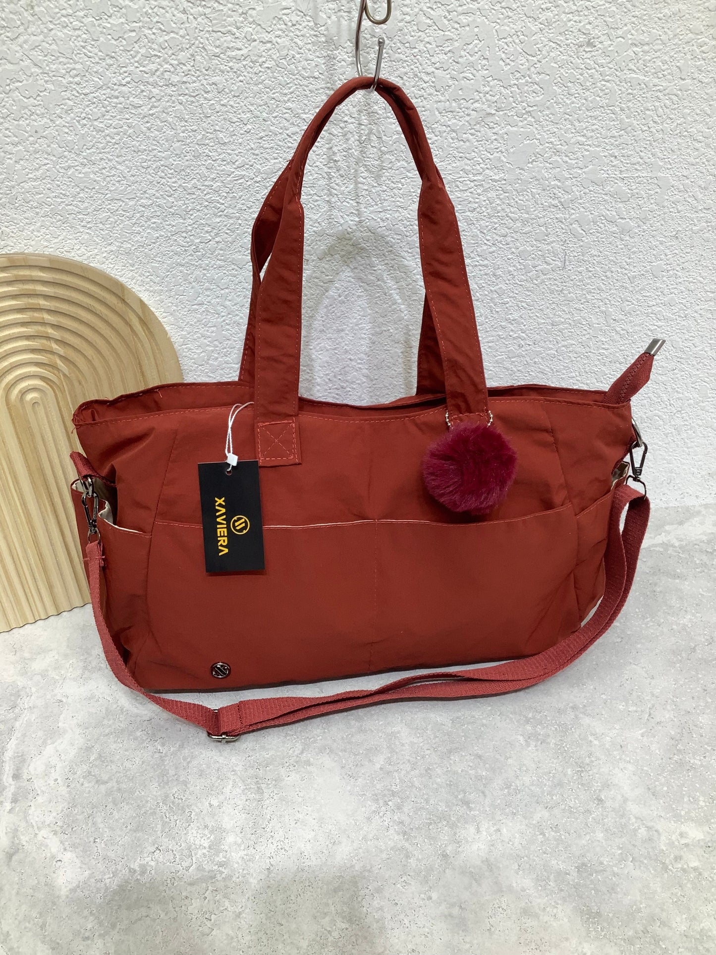 Xaviera bolsa feminina saco com alca transversal tiracolo super leve resistente impermeável XV-2412