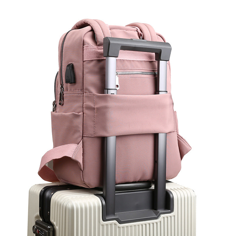 Xaviera Bolsa Mochila Feminina nylon impermeável XV-2415