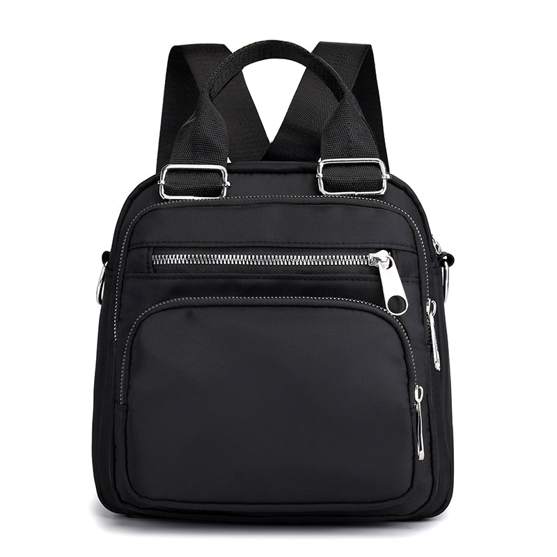 Bolsa feminina vira mochila transversal tiracolo 3 em 1 nylon impermeável multiusos XV-4070