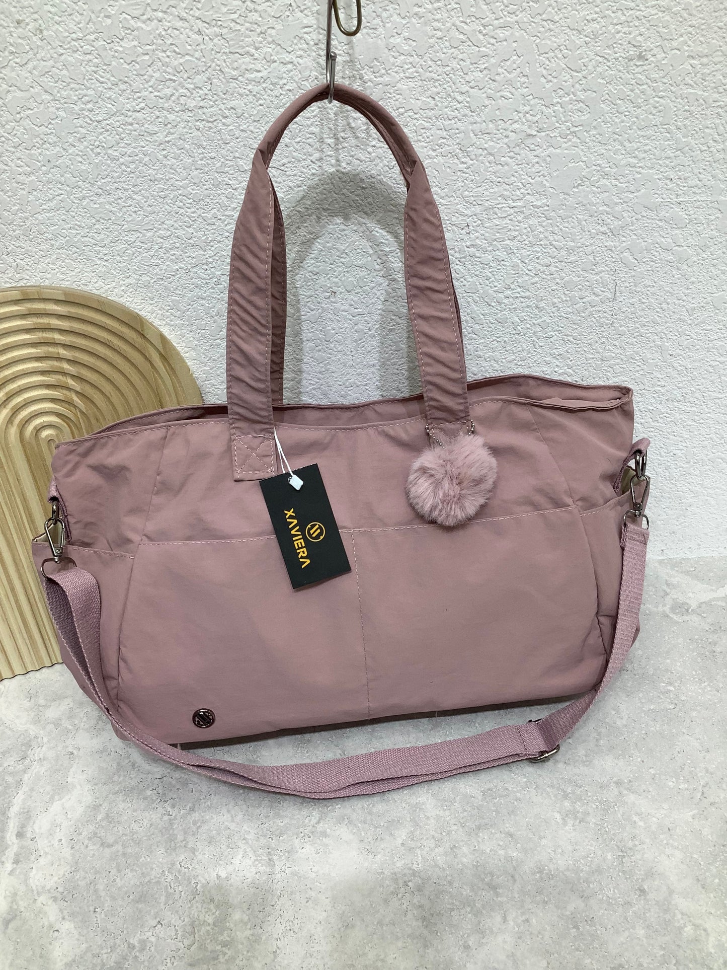Xaviera bolsa feminina saco com alca transversal tiracolo super leve resistente impermeável XV-2412