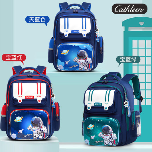 Mochila escolar infantil astronauta leve impermeavel Alta capacidade XV-2426