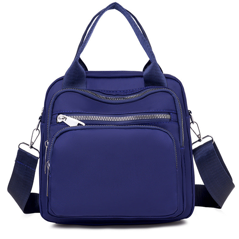 Bolsa feminina vira mochila transversal tiracolo 3 em 1 nylon impermeável multiusos XV-4070