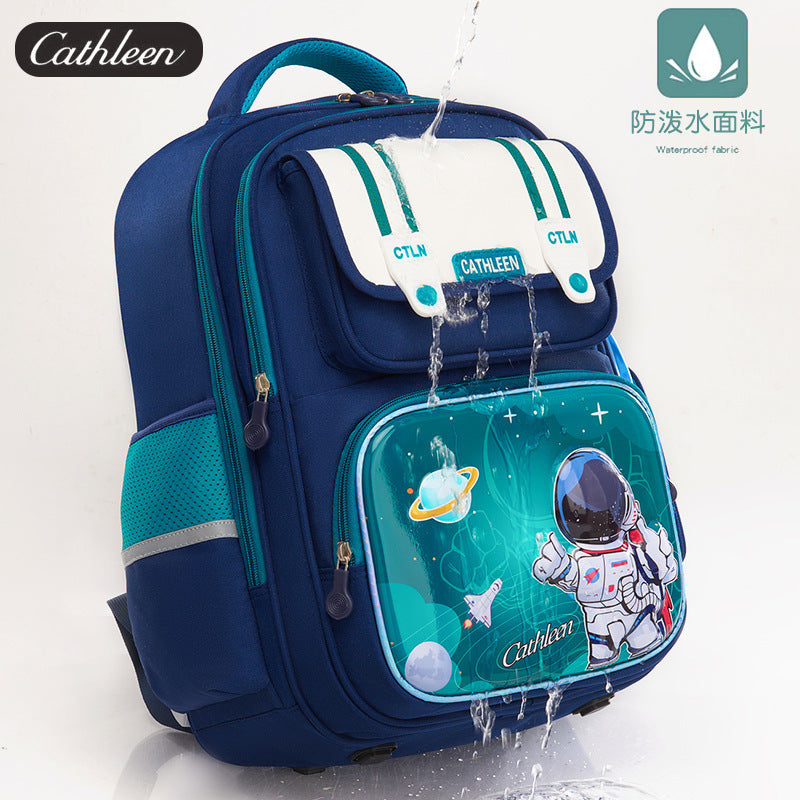 Mochila escolar infantil astronauta leve impermeavel Alta capacidade XV-2426