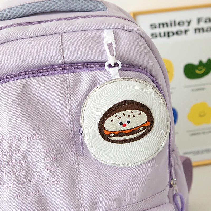 Mochila feminina de grande capacidade nylon impermeável 371
