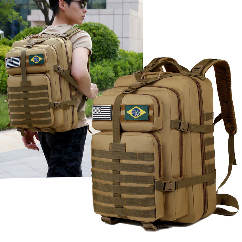 Mochila Tática Camping Militar Multifuncional 50l Impermeavel aventuras ao livre missões táticas XV-5569