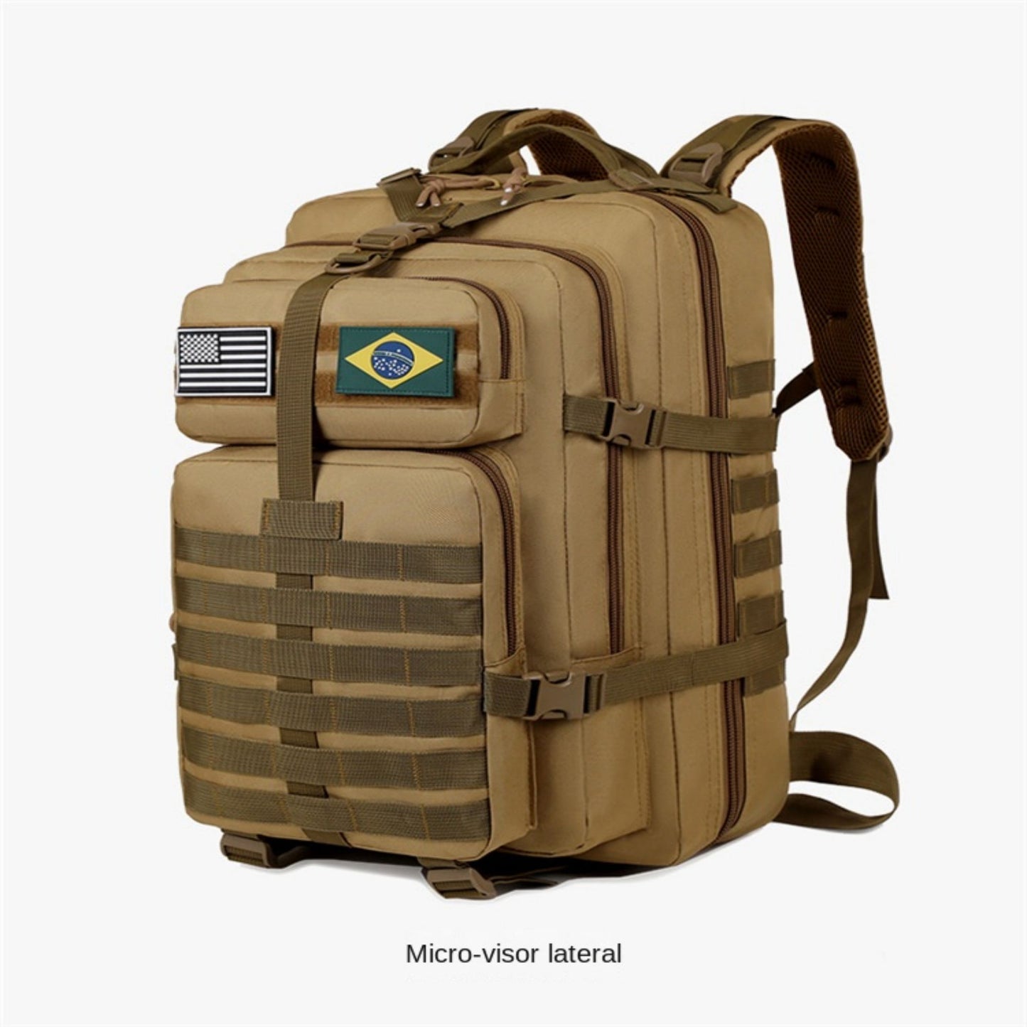 Mochila Tática Camping Militar Multifuncional 50l Impermeavel aventuras ao livre missões táticas XV-5569