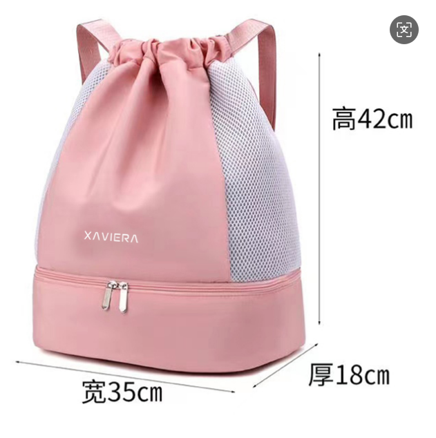 Xaviera Bolsa mochila esportiva fitness academia leve nylon impermeavel a prova da agua XV-258