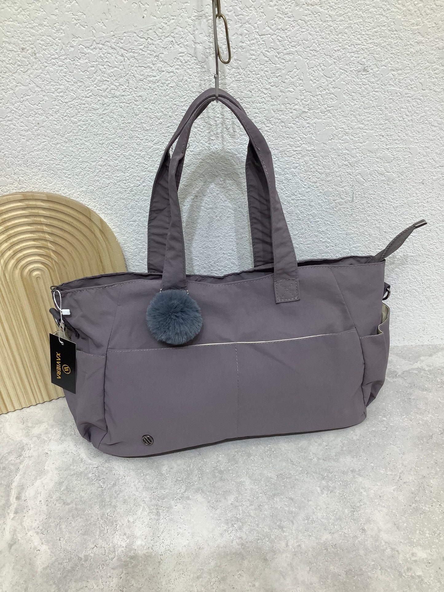 Xaviera bolsa feminina saco com alca transversal tiracolo super leve resistente impermeável XV-2412