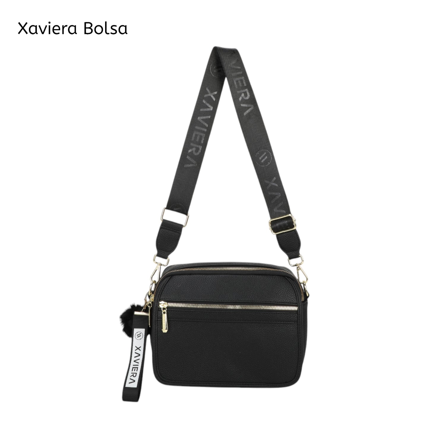 XAVIERA Bolsa Transversal Feminina Casual com Alça Larga – Ref. WX-1630