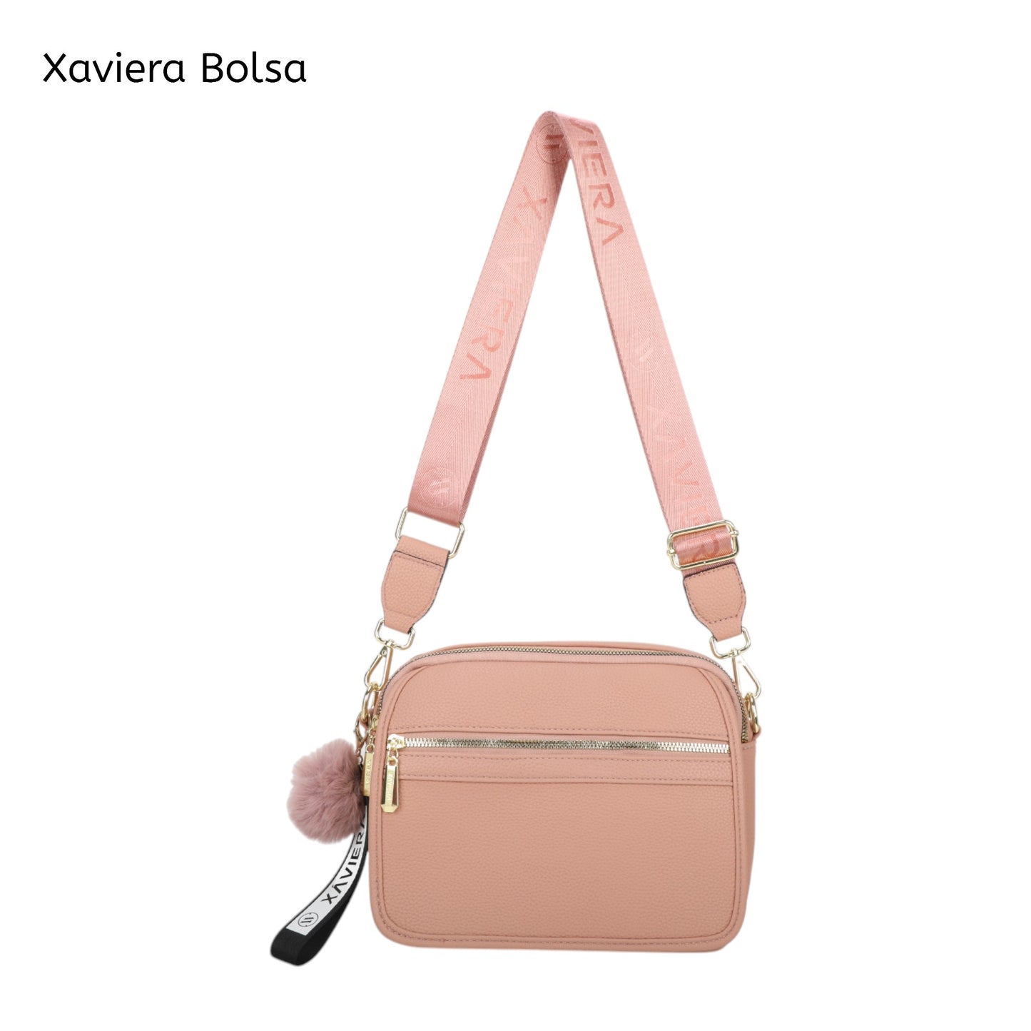 XAVIERA Bolsa Transversal Feminina Casual com Alça Larga – Ref. WX-1630