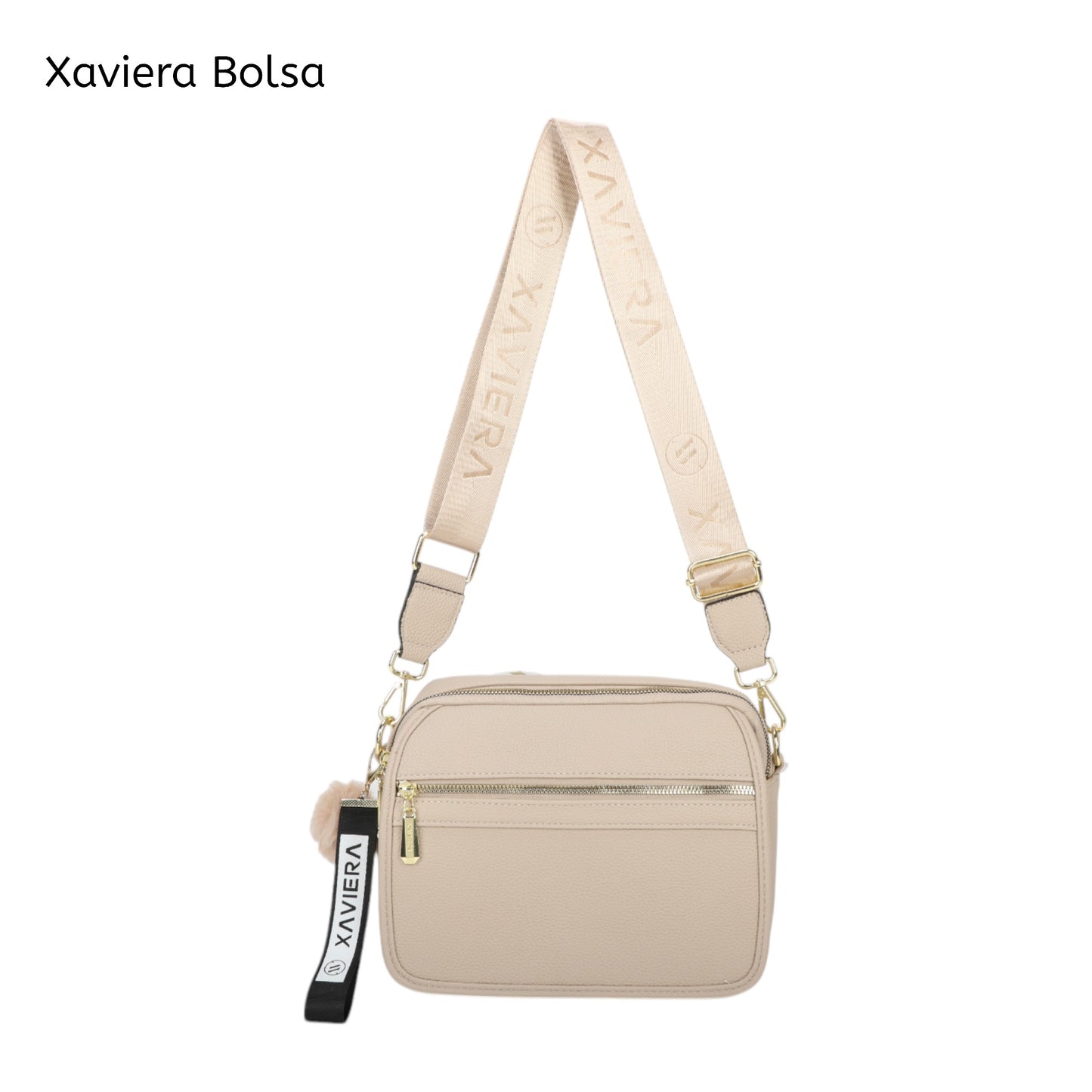 XAVIERA Bolsa Transversal Feminina Casual com Alça Larga – Ref. WX-1630