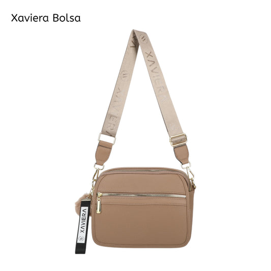 XAVIERA Bolsa Transversal Feminina Casual com Alça Larga – Ref. WX-1630