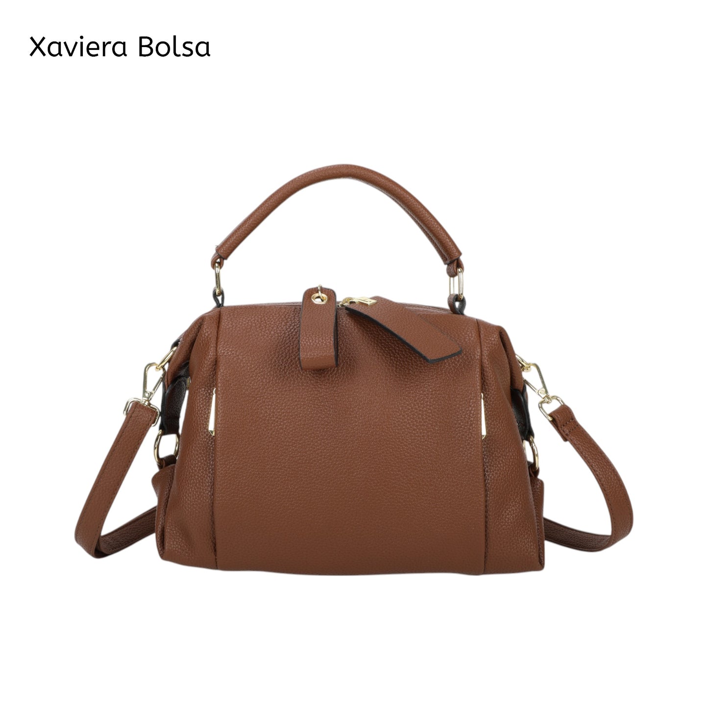 Bolsa Tiracolo Xaviera WX-1617 com Zíper Duplo e Alça Removível