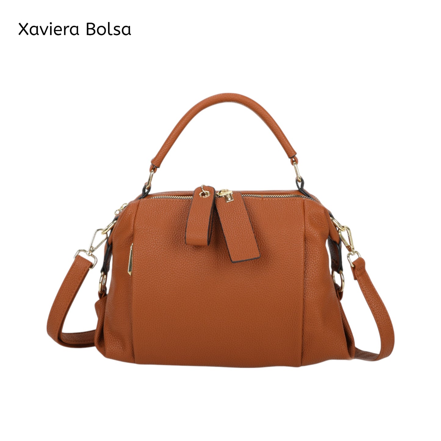 Bolsa Tiracolo Xaviera WX-1617 com Zíper Duplo e Alça Removível