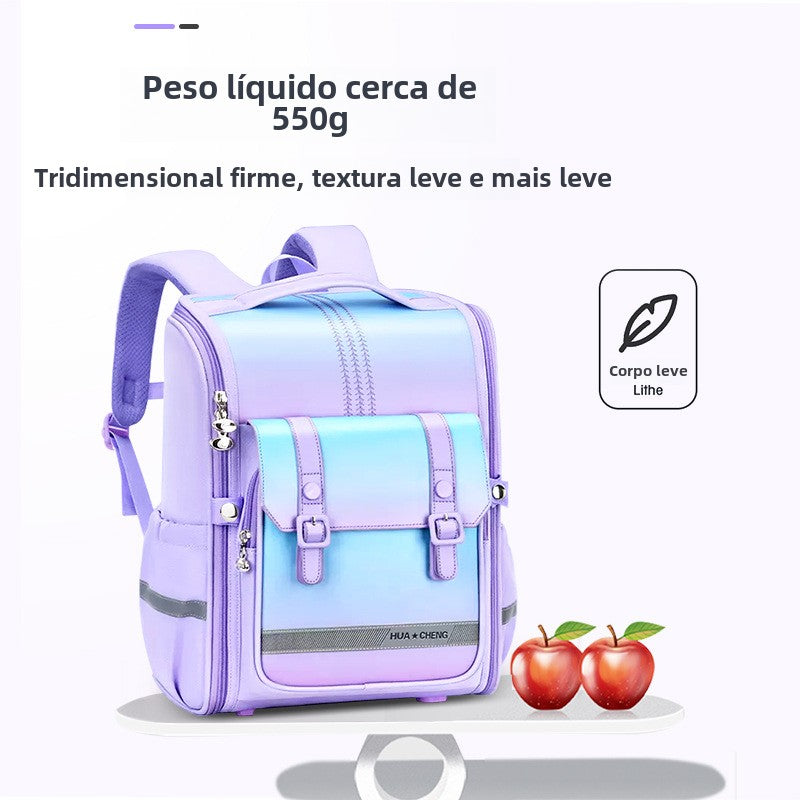 Mochila feminina escolar de grande capacidade impermeável Q584