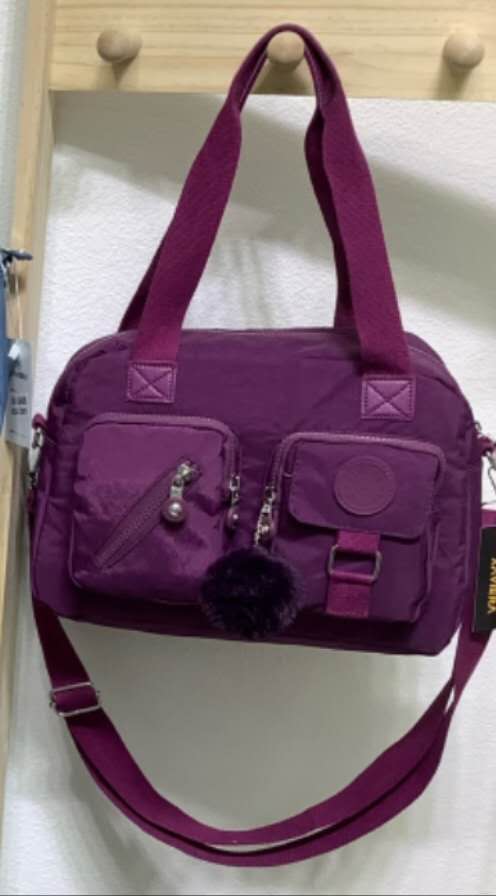 Xaviera Bolsa feminina nylon impermeavel De mao e alca transversal tiracolo XV-2408