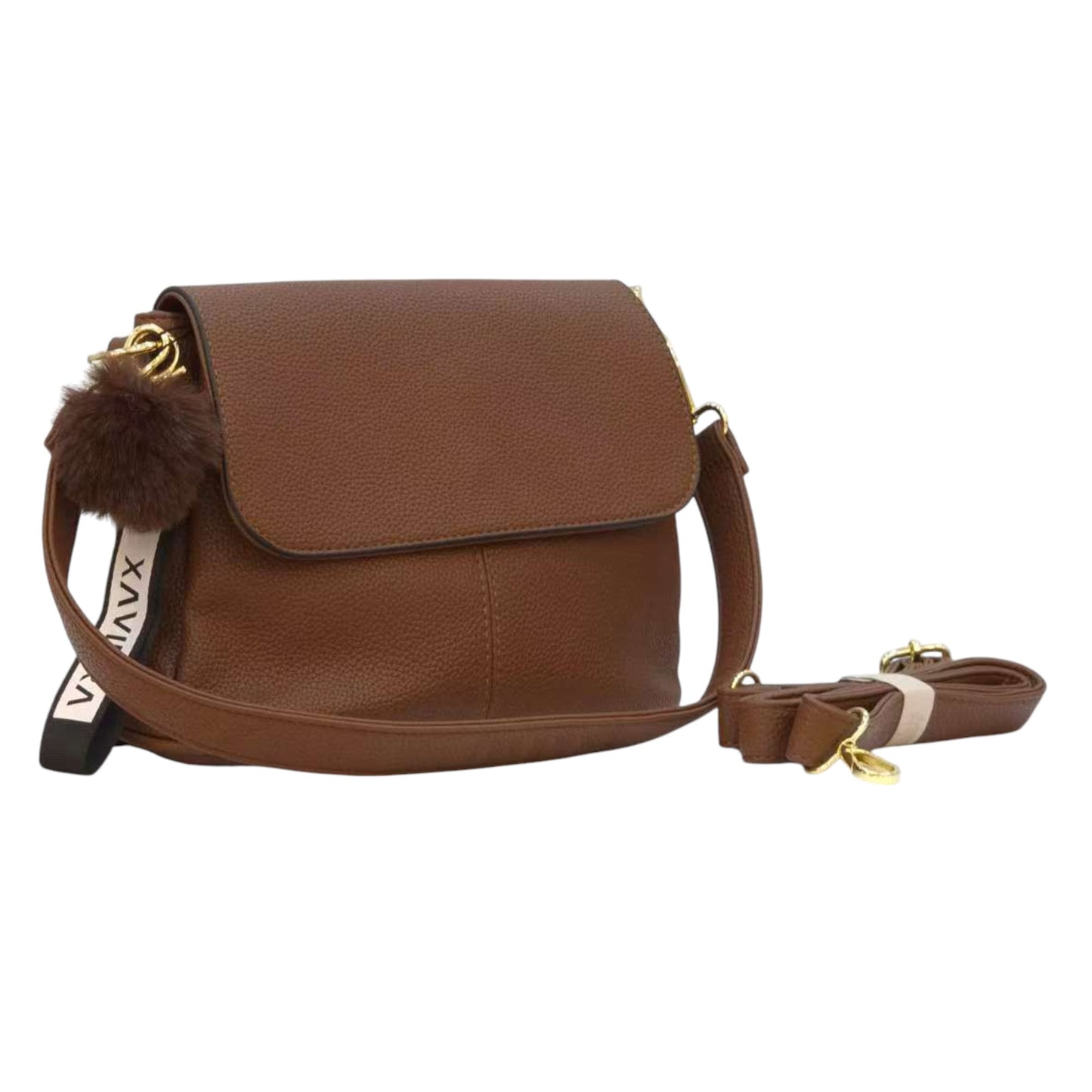 Bolsa Feminina Transversal WX-1609 com Tampa e Zíper