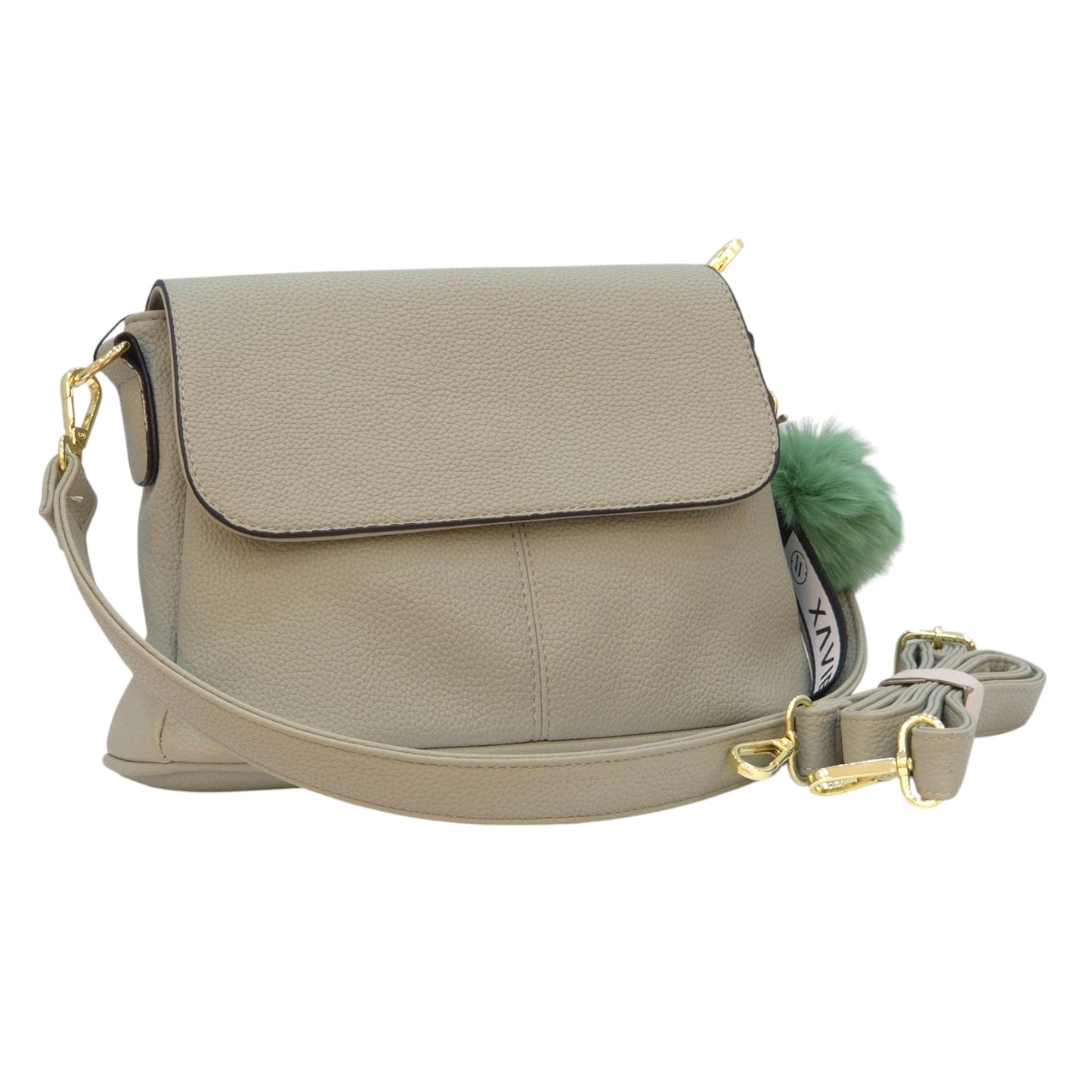 Bolsa Feminina Transversal WX-1609 com Tampa e Zíper