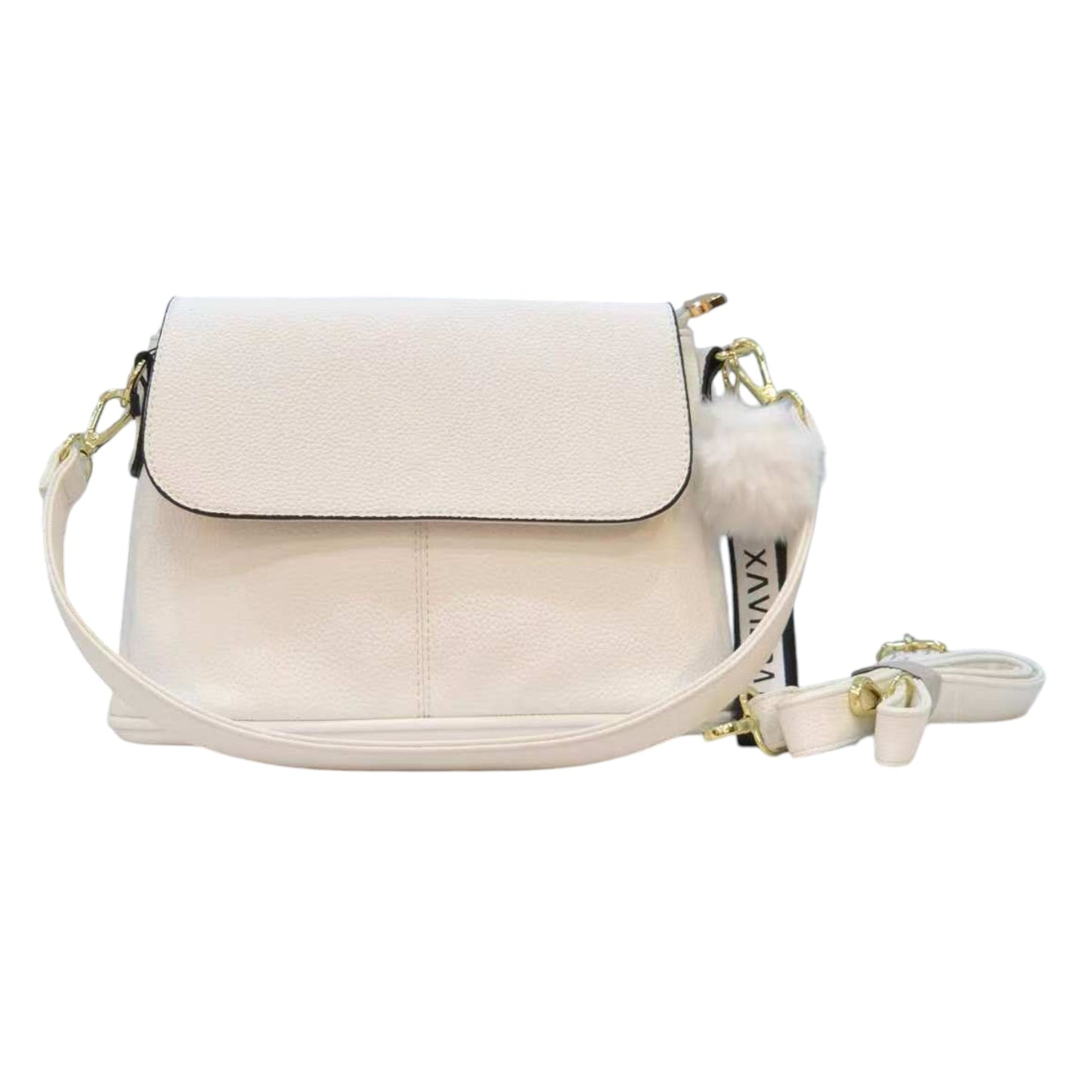 Bolsa Feminina Transversal WX-1609 com Tampa e Zíper