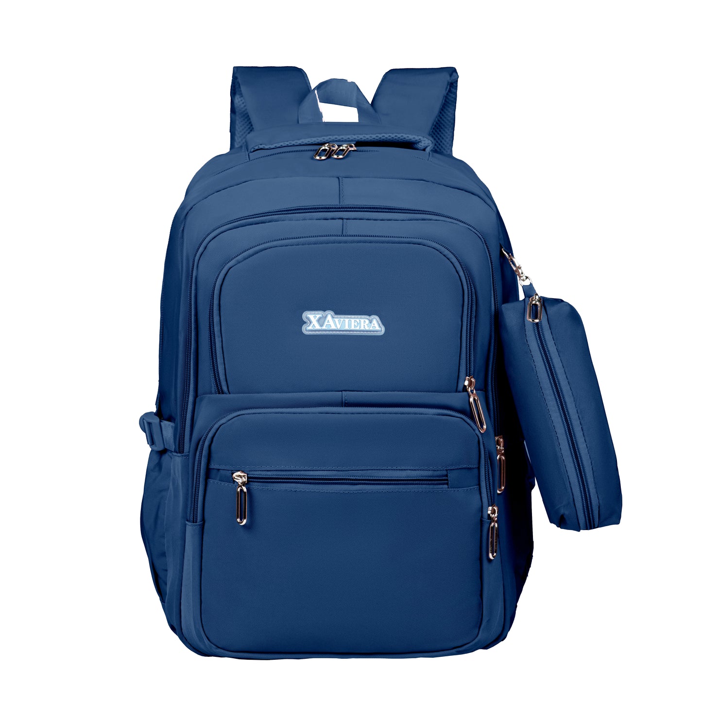 Xaviera Bolsa mochila feminina grande nylon impermeável com estojo XV-2437