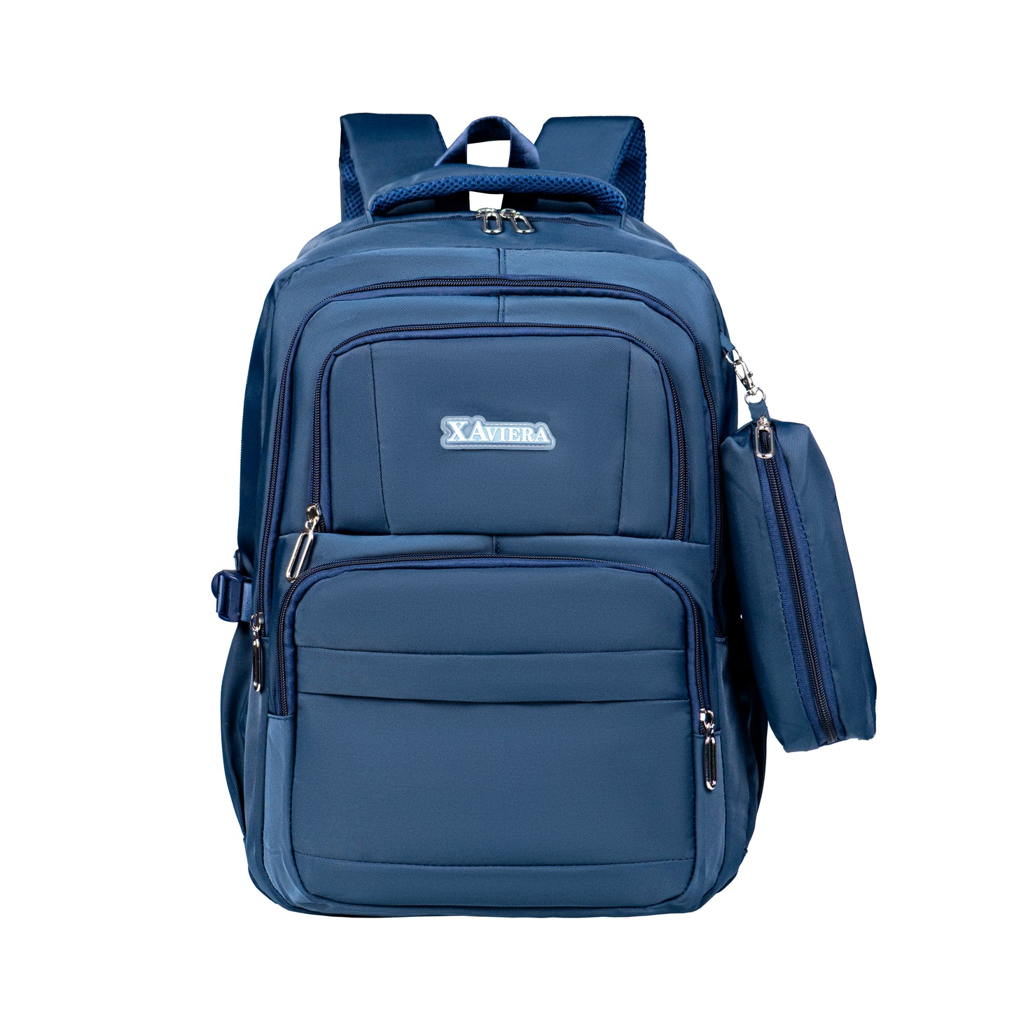 Xaviera Bolsa mochila feminina grande nylon impermeável com estojo XV-2438
