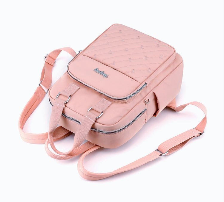 Xaviera Bolsa Mochila Feminina nylon impermeável XV-2416