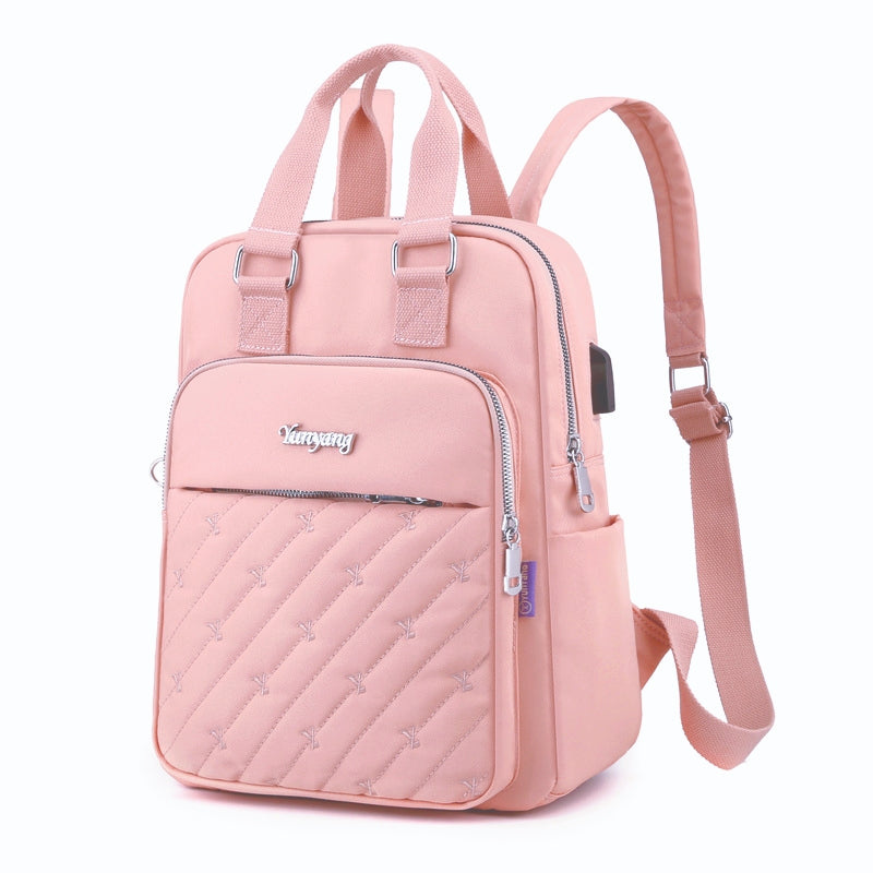 Xaviera Bolsa Mochila Feminina nylon impermeável XV-2416