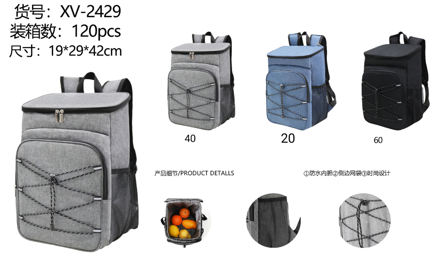 Mochila Térmica Grande Impermeável 42cm Multiuso XV-2429