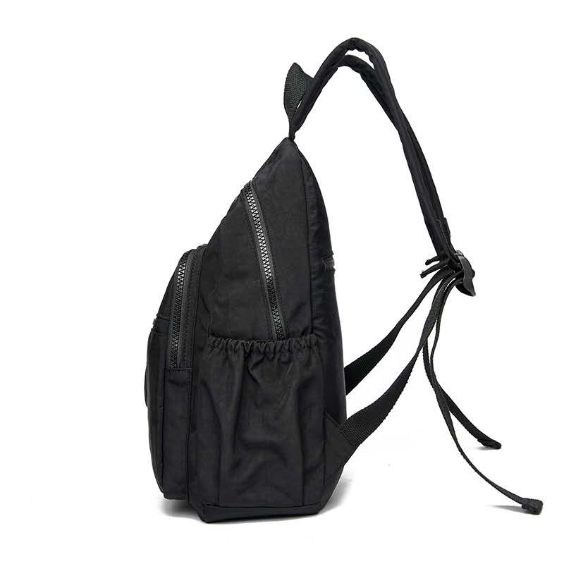 Mochila Feminina Leve e Impermeável com Design Casual e Vários Bolsos