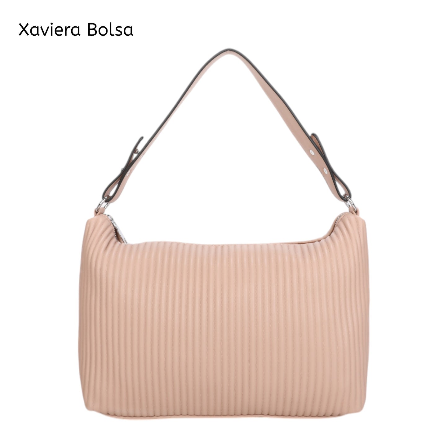 XAVIERA Bolsa Feminina Texturizada com Alça Larga e Design Macio – Ref. WX-1640