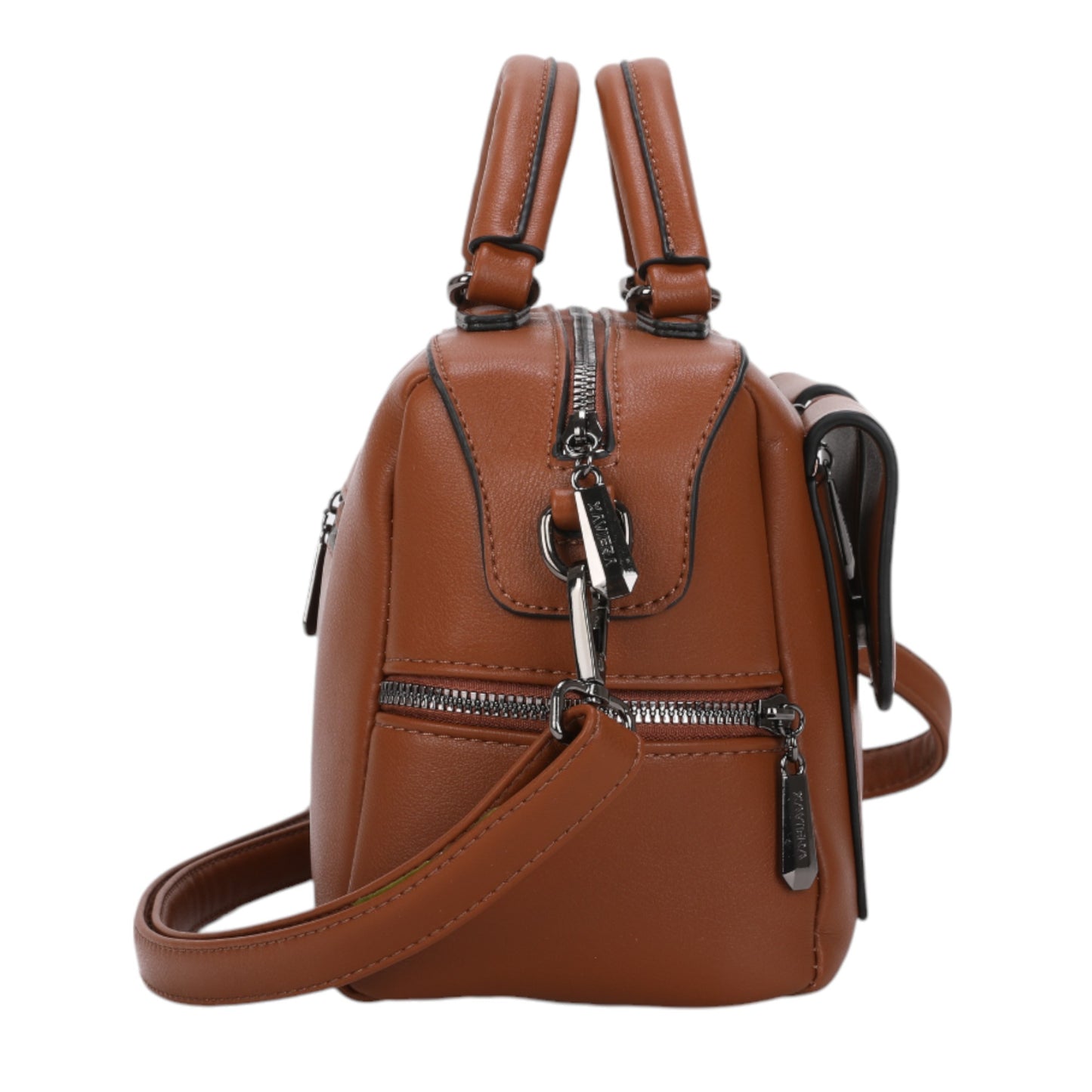 Bolsa Transversal Feminina XAVIERA WX-1632 com Bolsos Frontais e Alça Ajustável