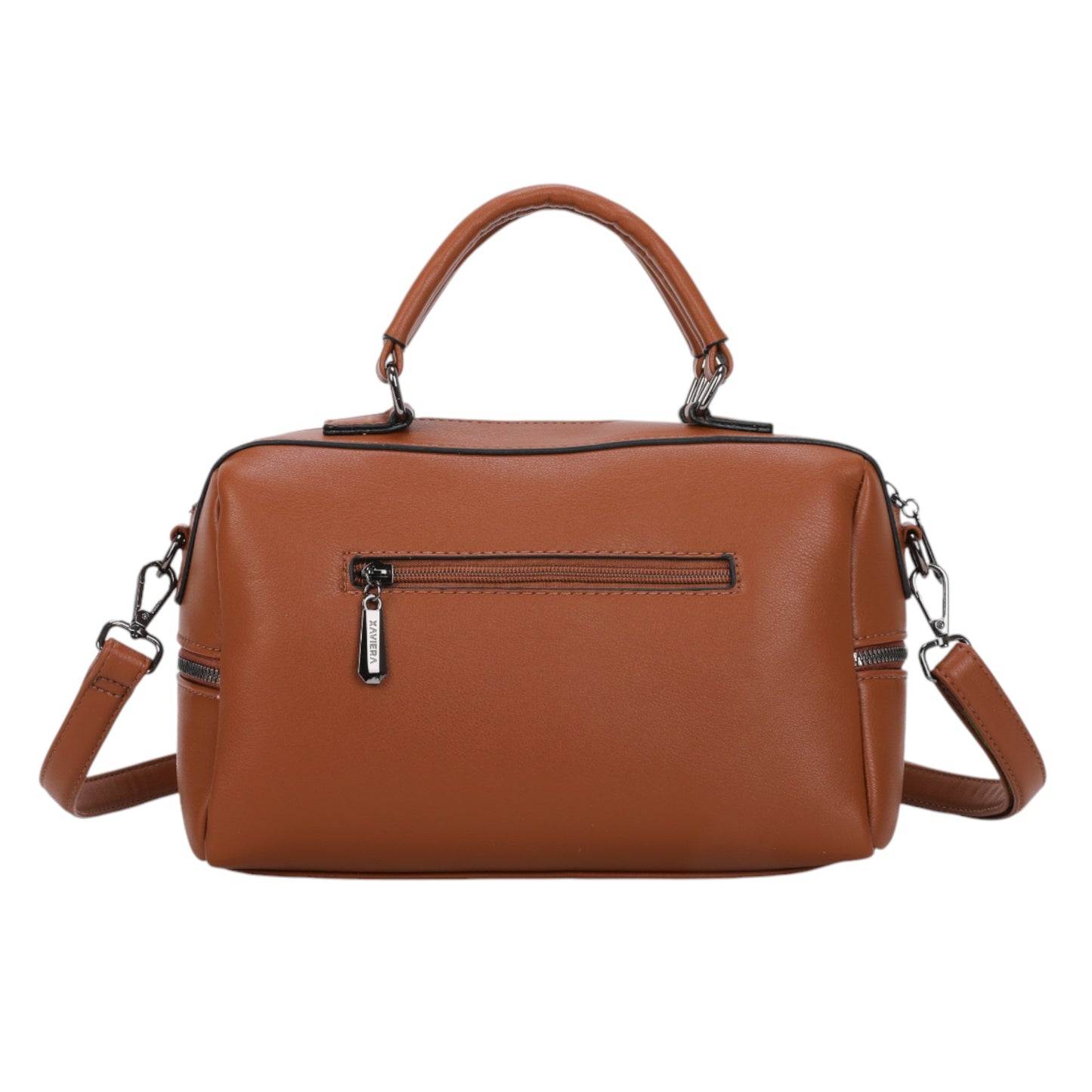Bolsa Transversal Feminina XAVIERA WX-1632 com Bolsos Frontais e Alça Ajustável