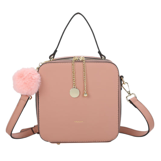 Bolsa Tiracolo Feminina Xaviera WX-1637 Estilo Quadrado com Corrente Decorativa