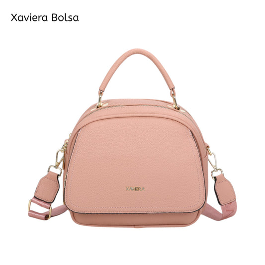 XAVIERA Bolsa Feminina Compacta com Aba Frontal e Alça de Mão – Ref. WX-1629