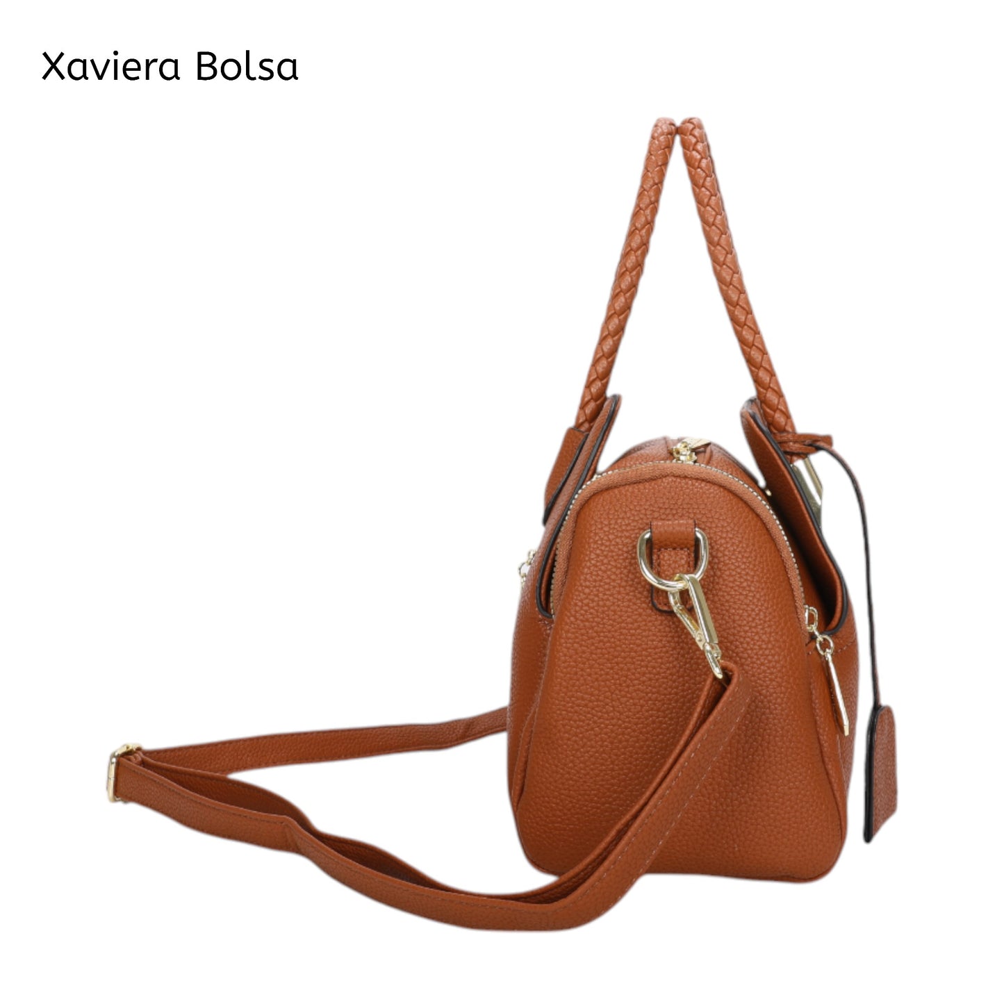 Bolsa de Mão Xaviera WX-1620 com Alça Trançada e Design Elegante de Alta Capacidade