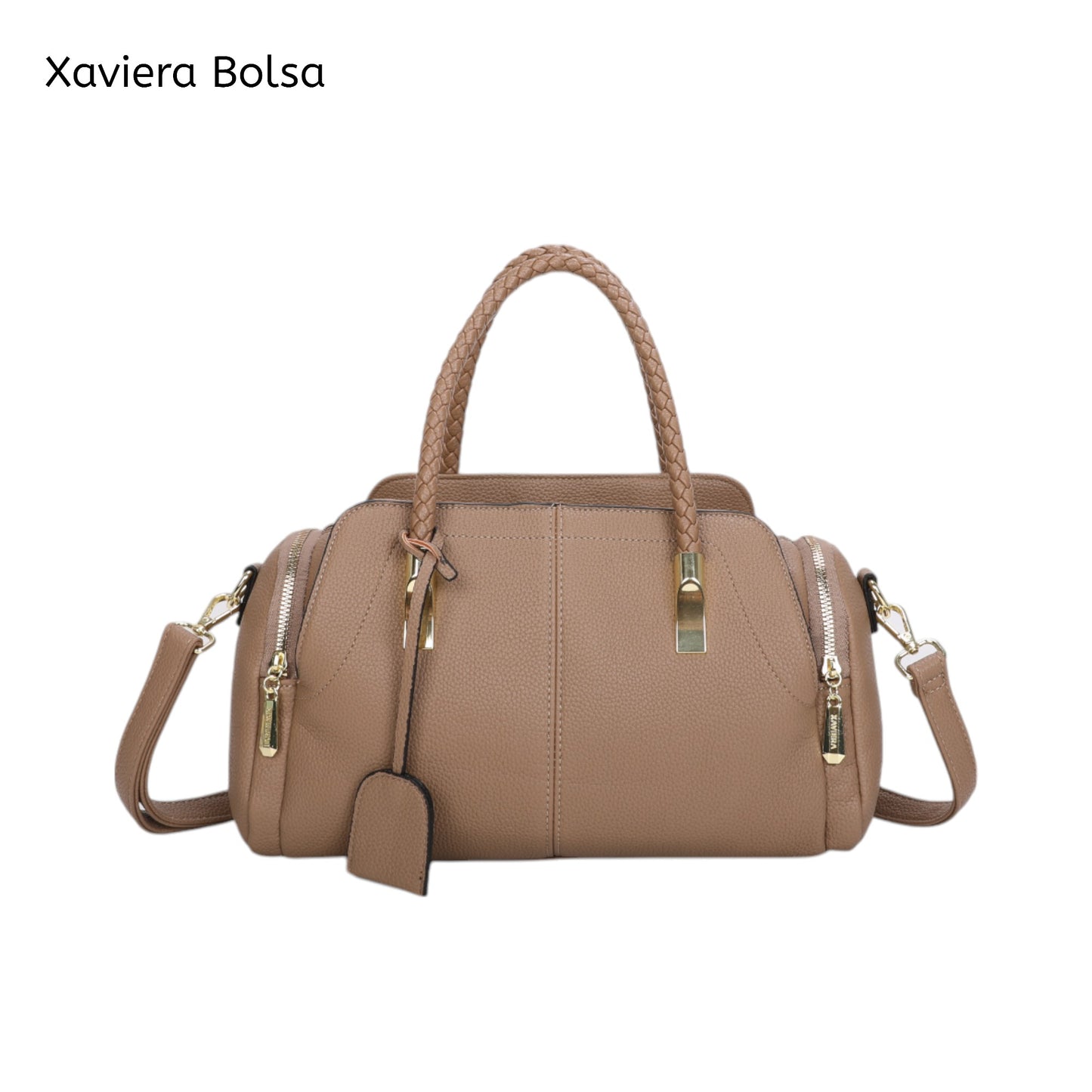 Bolsa de Mão Xaviera WX-1620 com Alça Trançada e Design Elegante de Alta Capacidade