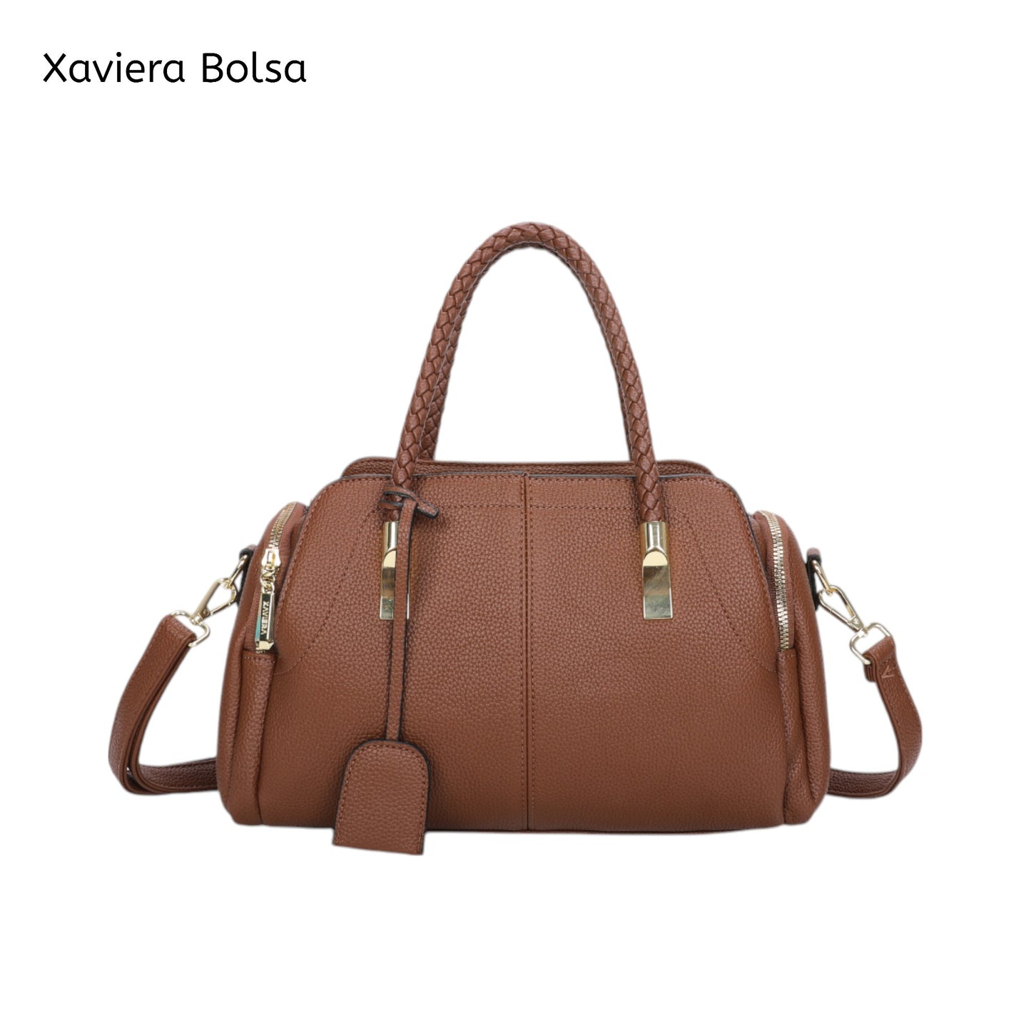 Bolsa de Mão Xaviera WX-1620 com Alça Trançada e Design Elegante de Alta Capacidade