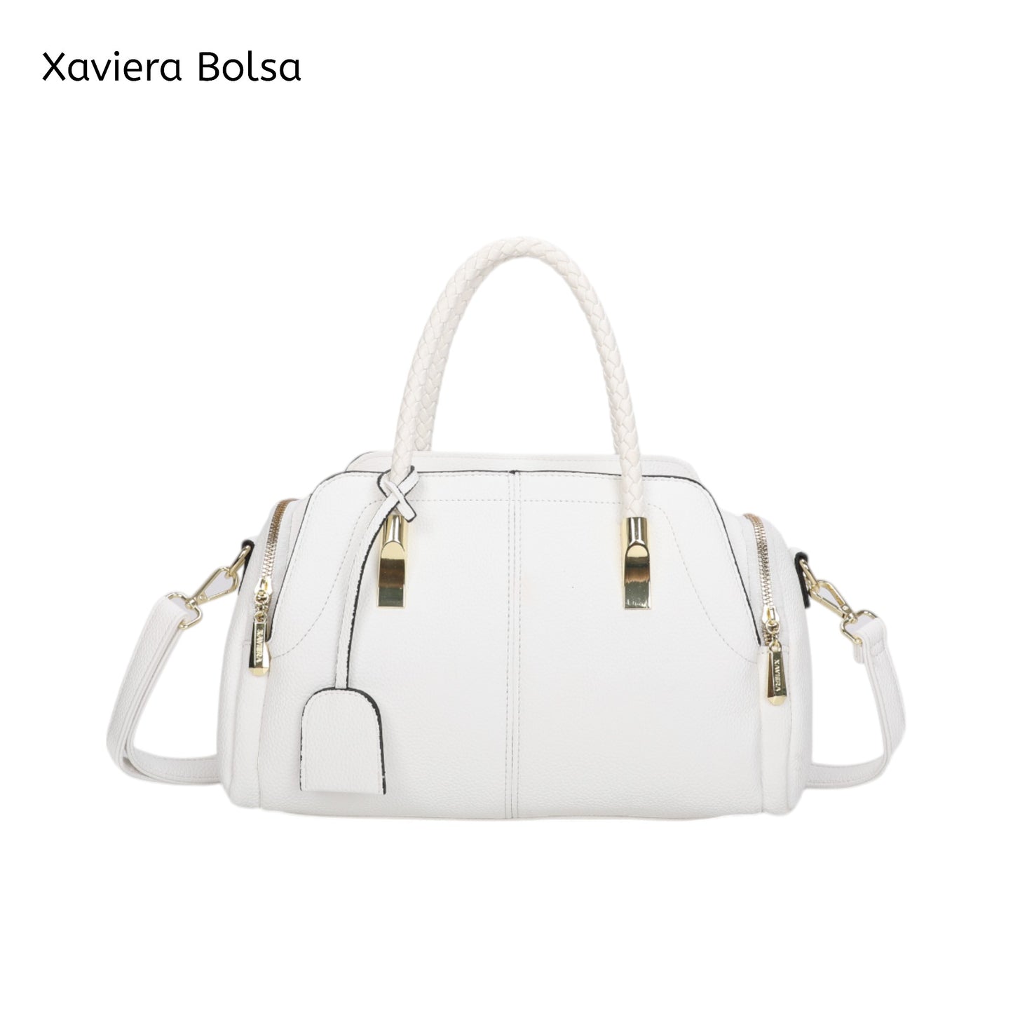Bolsa de Mão Xaviera WX-1620 com Alça Trançada e Design Elegante de Alta Capacidade