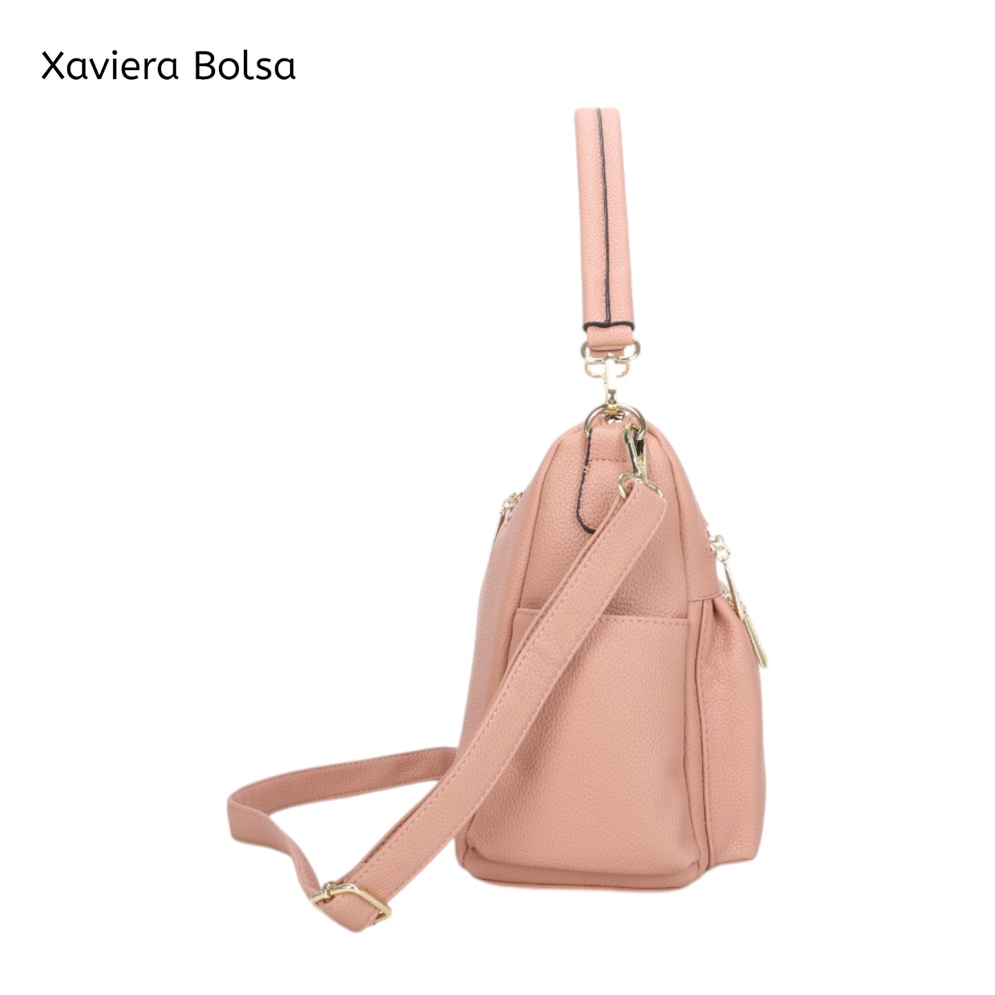 Bolsa Feminina Couro PU WX-1602 Multiuso com Alça Longa