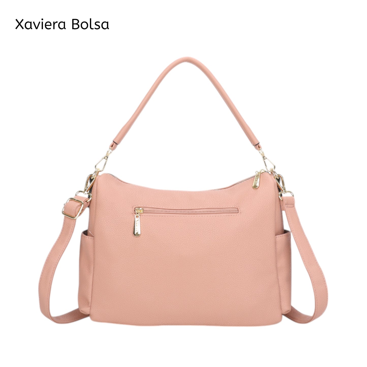 Bolsa Feminina Couro PU WX-1602 Multiuso com Alça Longa