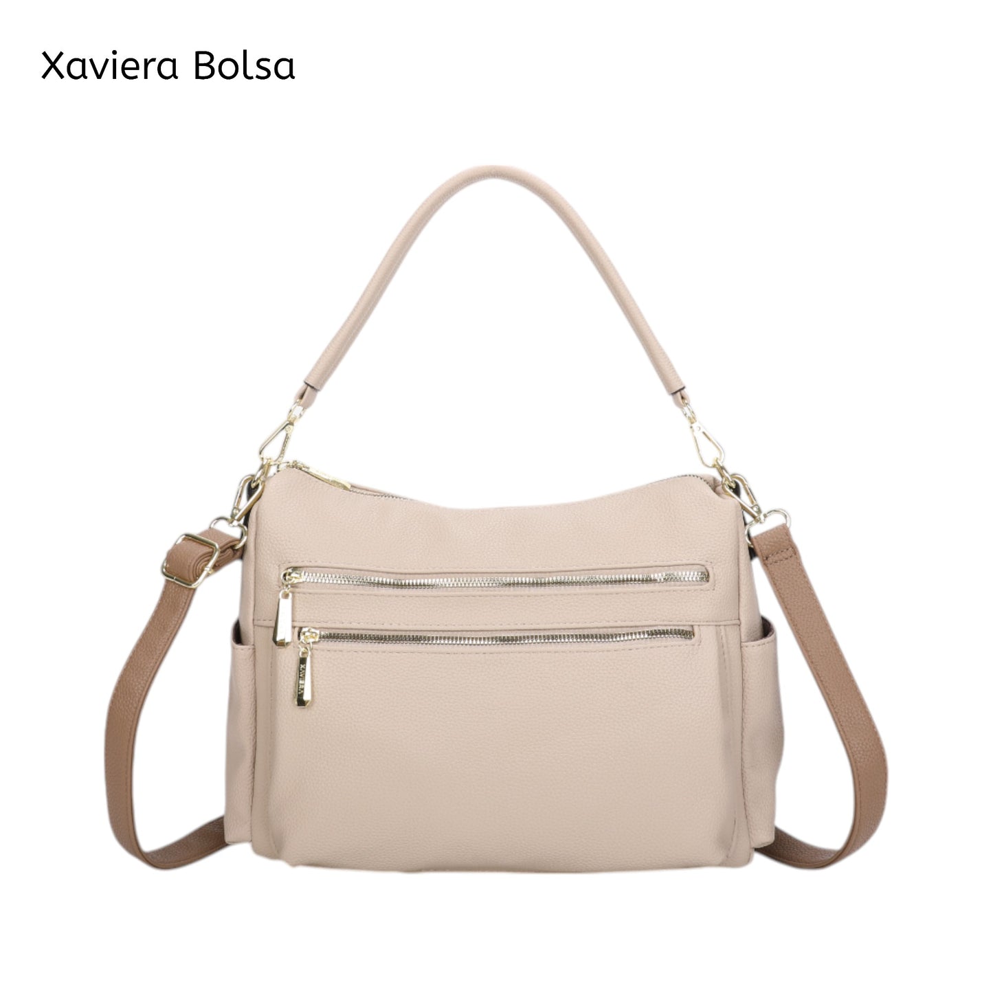 Bolsa Feminina Couro PU WX-1602 Multiuso com Alça Longa