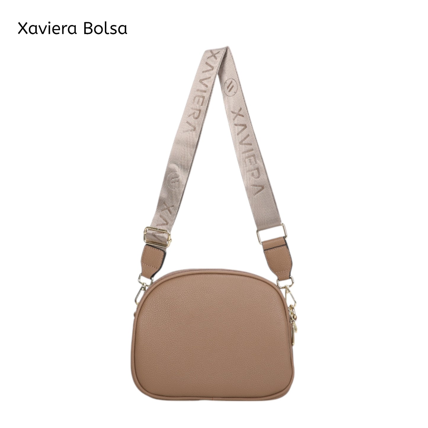 Bolsa Tiracolo Xaviera WX-1618 com Alça Larga Estampada e Múltiplos Bolsos