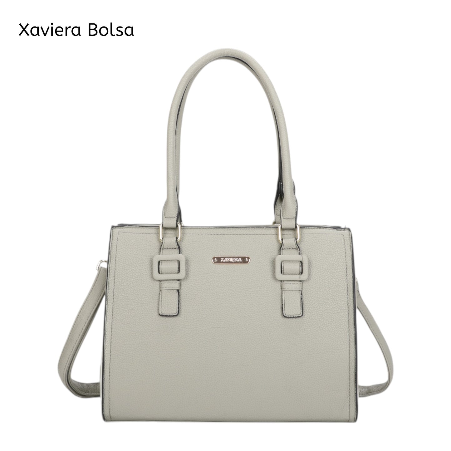 XAVIERA Bolsa Feminina Executiva 3 Divisórias com Alça de Ombro e Transversal – Ref. WX-1633