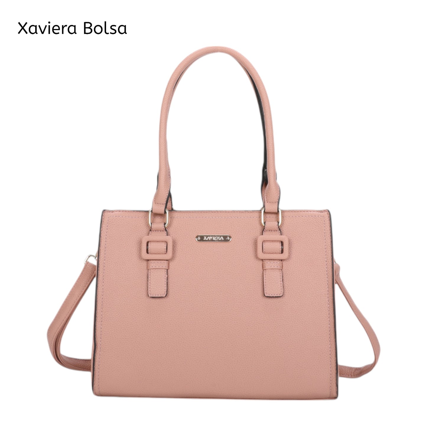 XAVIERA Bolsa Feminina Executiva 3 Divisórias com Alça de Ombro e Transversal – Ref. WX-1633