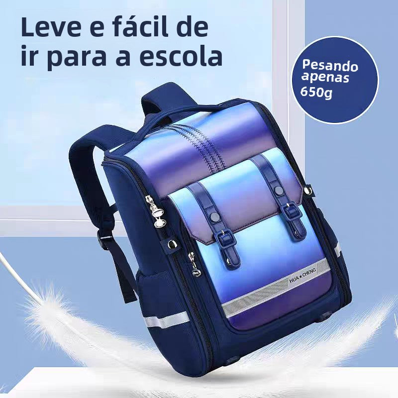 Mochila feminina escolar de grande capacidade impermeável Q584