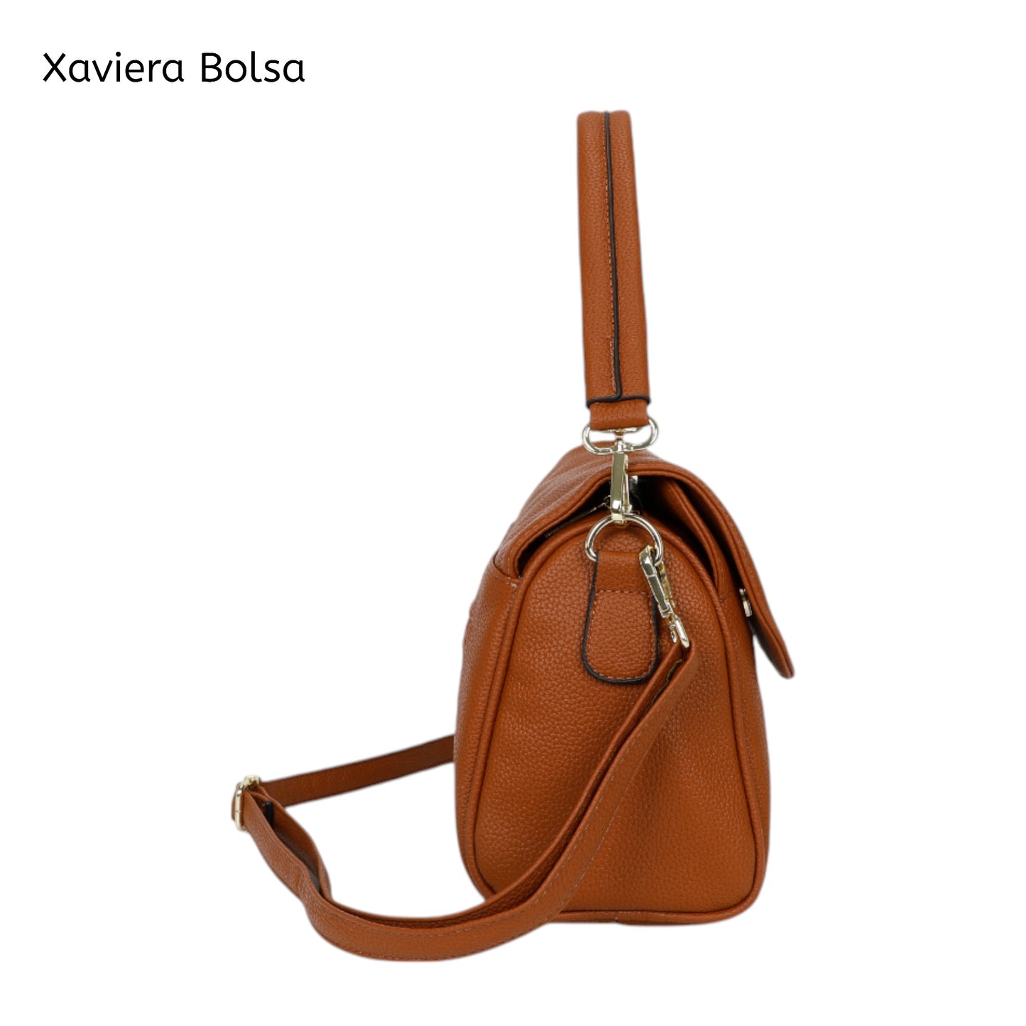 Bolsa Feminina Estruturada WX-1610 com Tampa Elegante