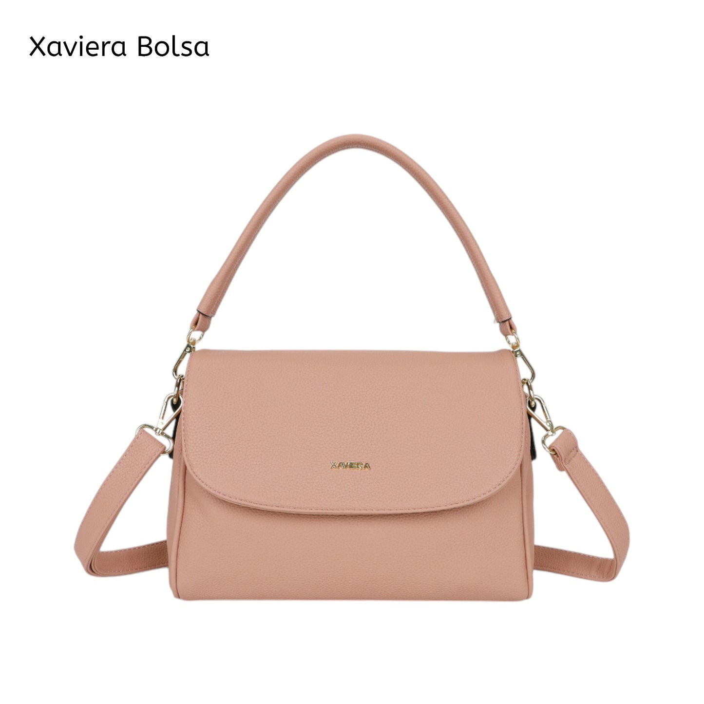 Bolsa Feminina Estruturada WX-1610 com Tampa Elegante