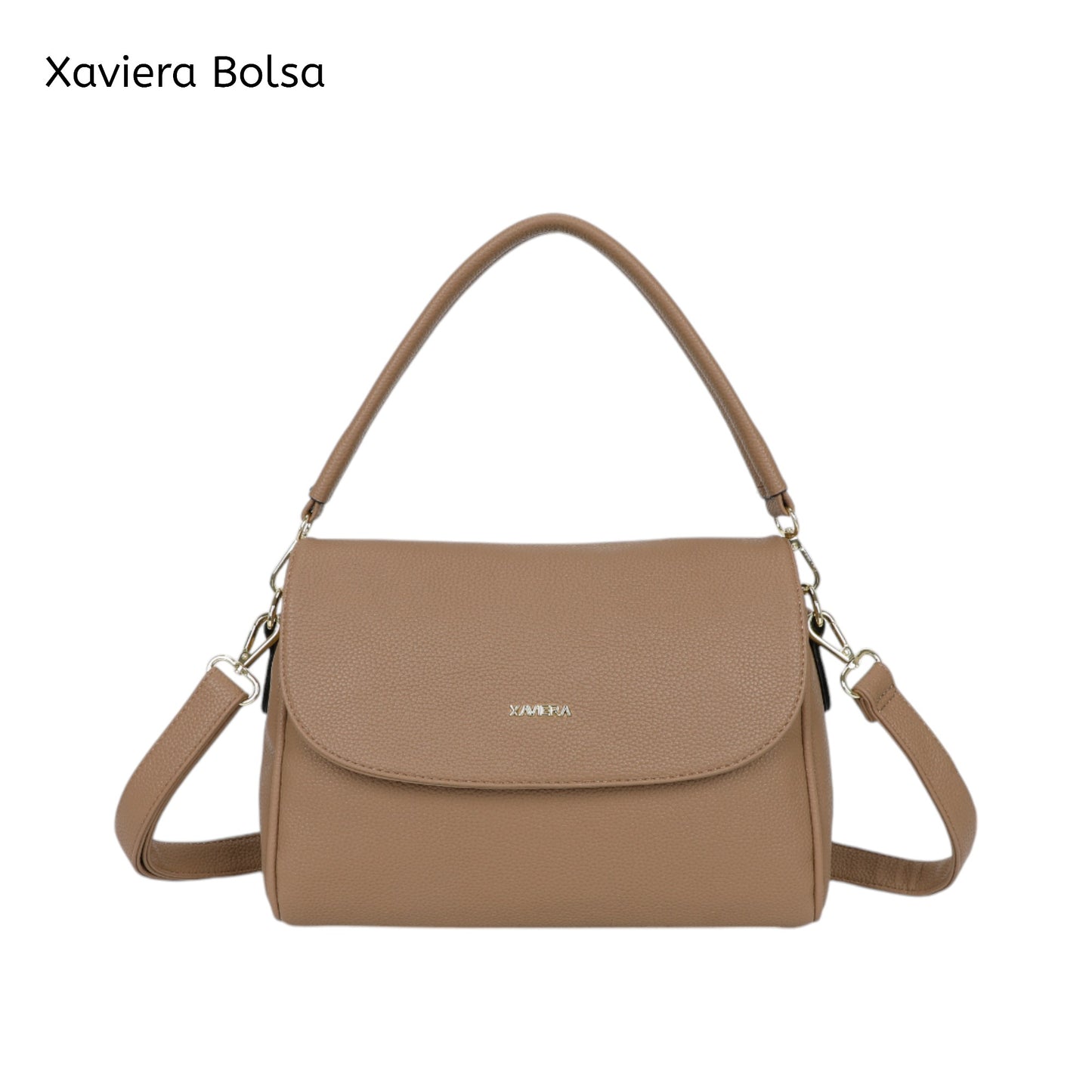 Bolsa Feminina Estruturada WX-1610 com Tampa Elegante