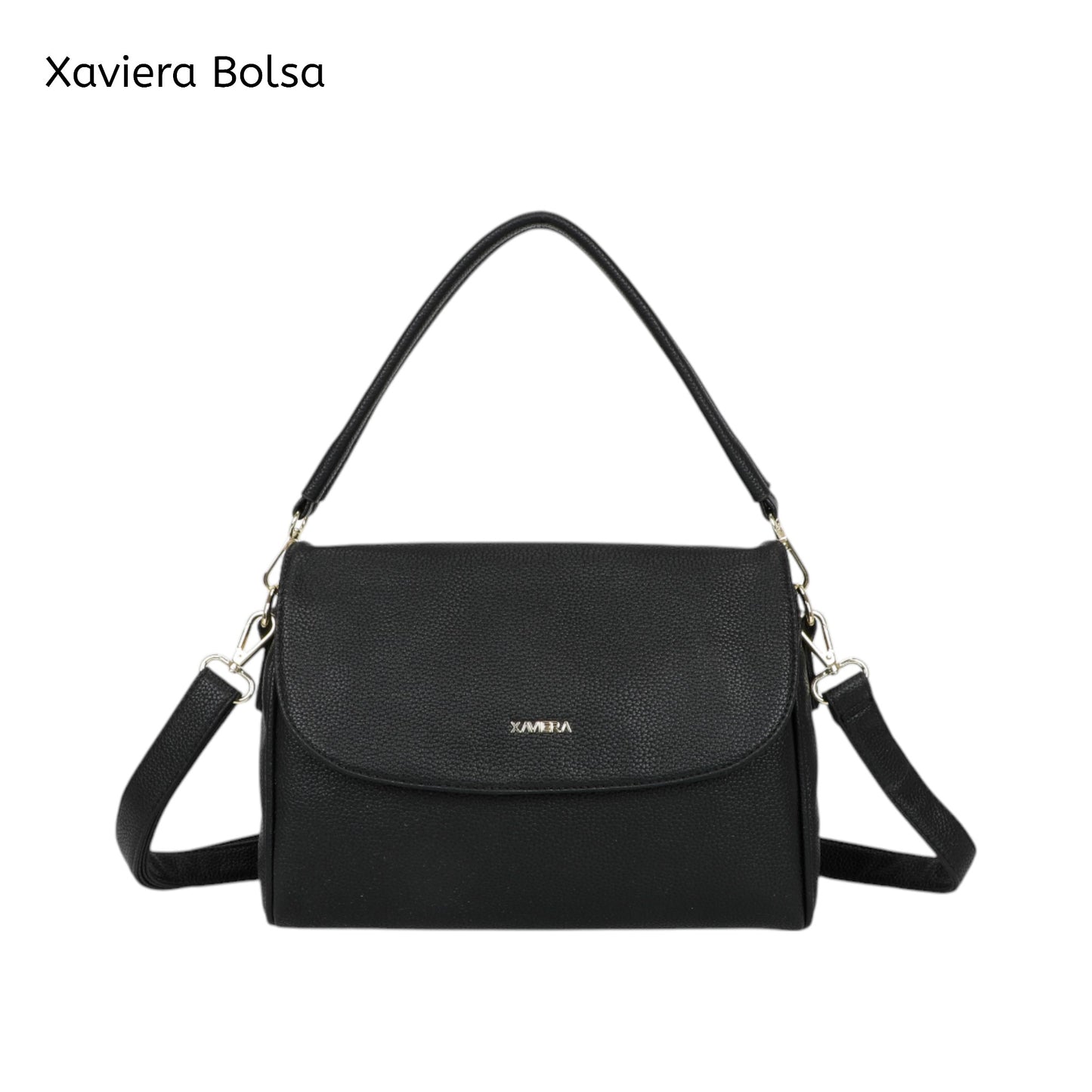Bolsa Feminina Estruturada WX-1610 com Tampa Elegante