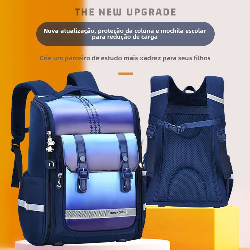Mochila feminina escolar de grande capacidade impermeável Q584